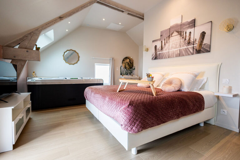 Chambre romantique Le Cocon en Normandie
